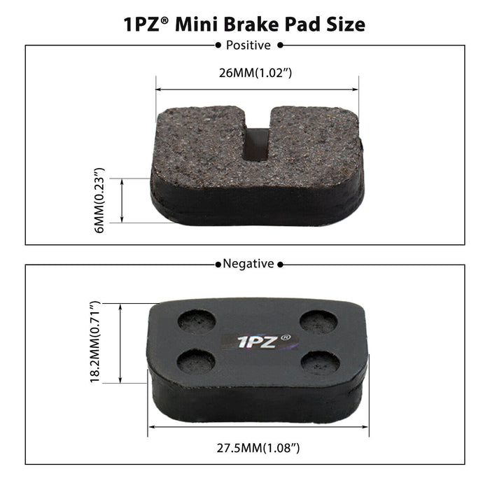 Minibike Brake Pads