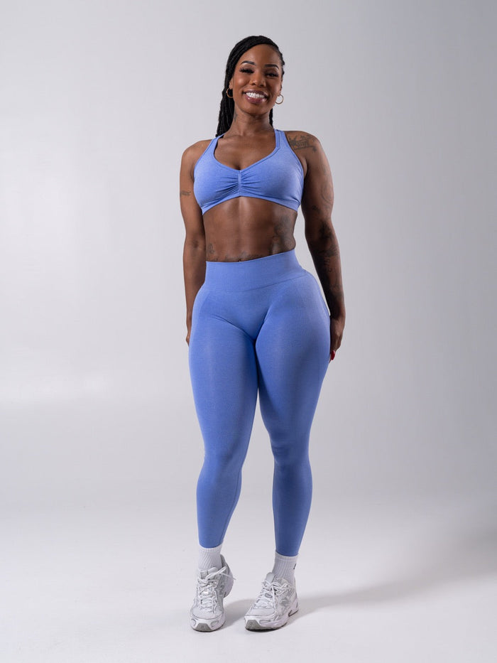 Miracle Seamless Hip Rise Legging - Heather Azul