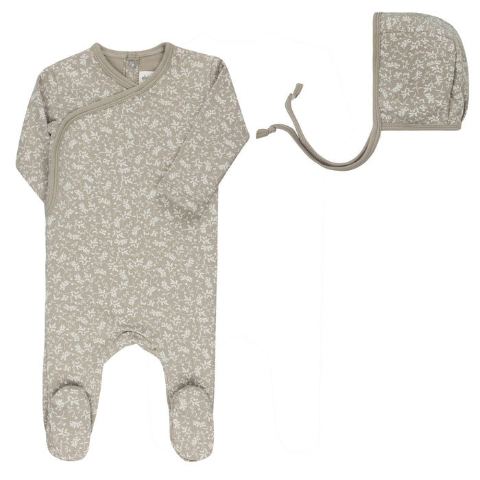Modal French Terry Vine Collection - Footie + Bonnet