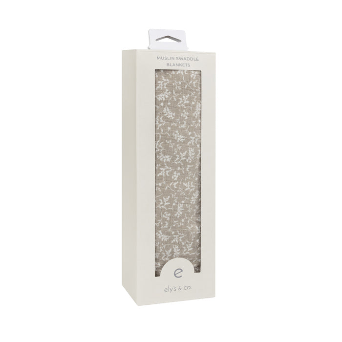 Modal French Terry Vine Collection - Muslin Swaddle