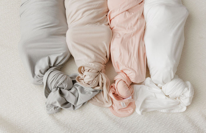 Modal Swaddle & Beanie Set in Gift Box - Ivory