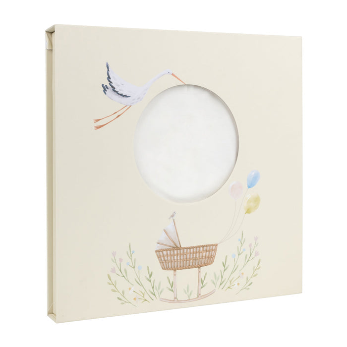 Modal Swaddle & Beanie Set in Gift Box - Ivory