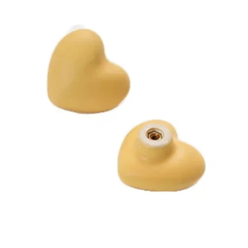 Modern Ceramic- Heart Drawer Handle, Cartoon Style