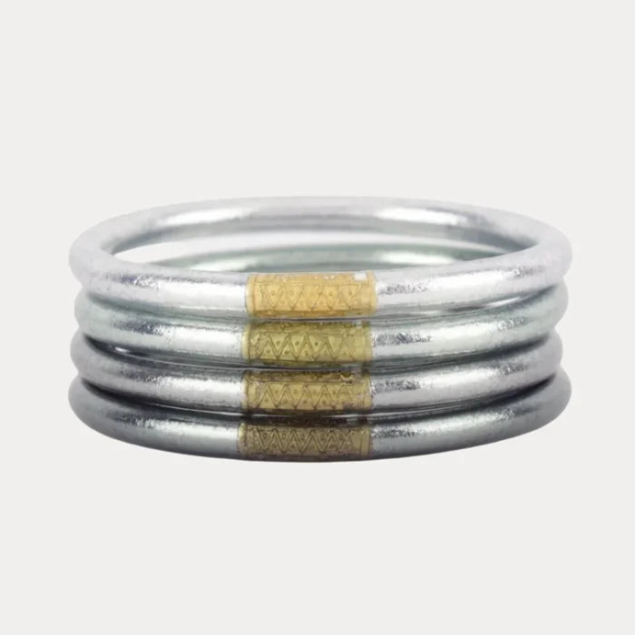 Moon All Weather Bangles (Set Of 4) - Serenity Prayer