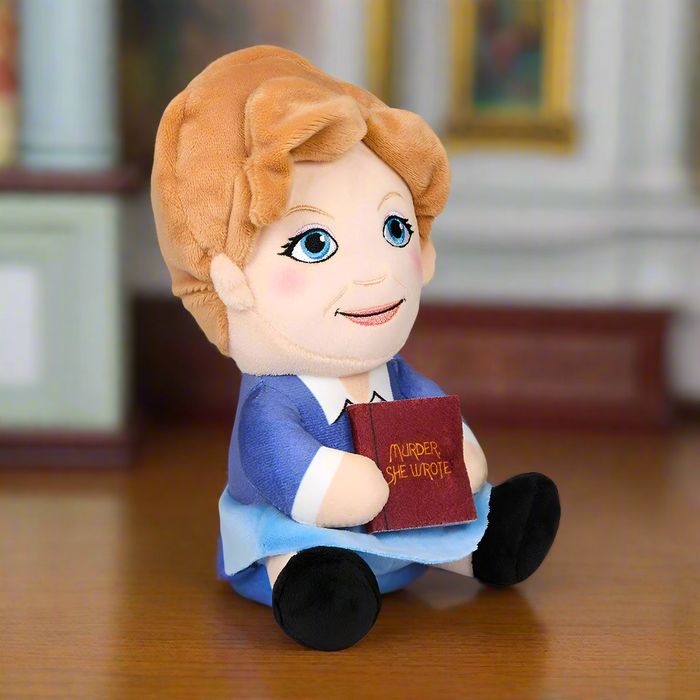 Jessica Fletcher plush from Murder, She Wrote, 7.5-inch Phunny plush toy featuring detailed character design.