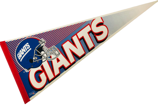 NEW YORK GIANTS VINTAGE 1990'S PENNANT - DEADSTOCK