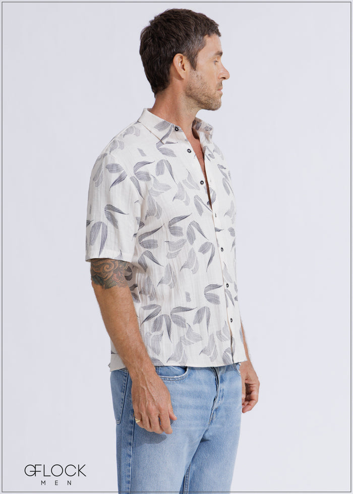 Normal Collar Short Sleeve Shirt - 060526