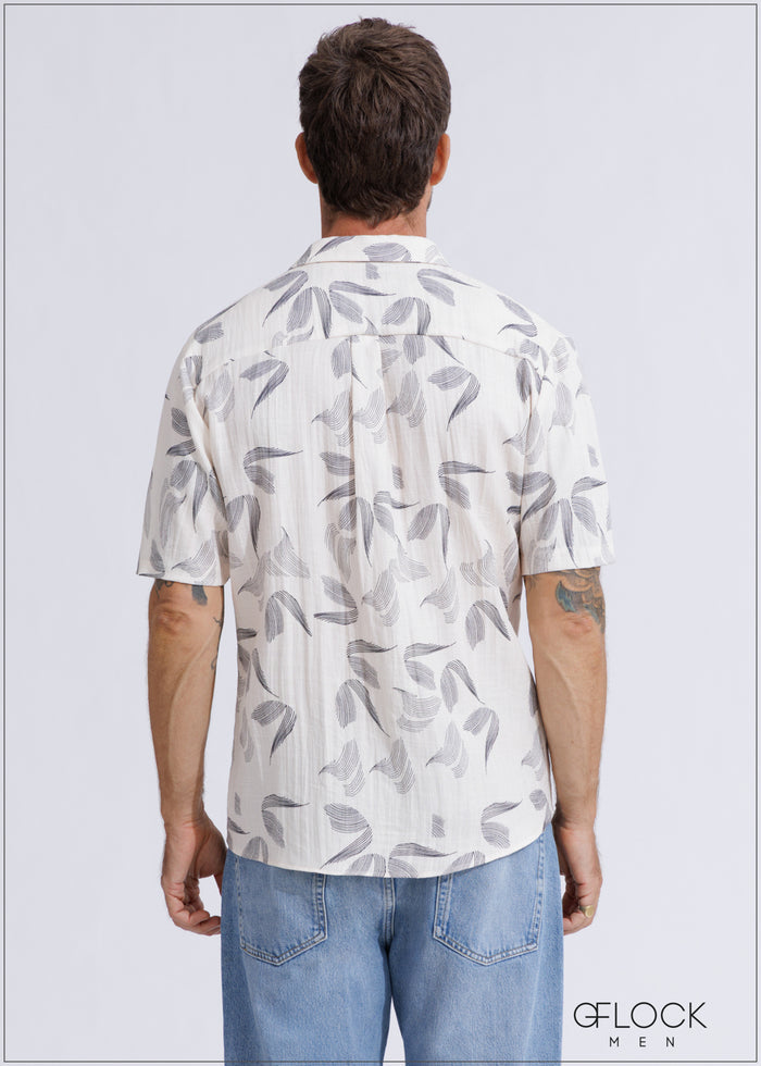 Normal Collar Short Sleeve Shirt - 060526