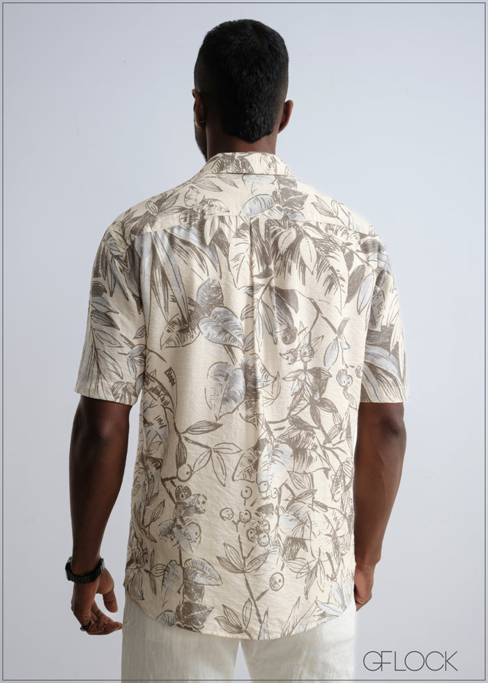 Normal Collar Short Sleeve Shirt - 150826