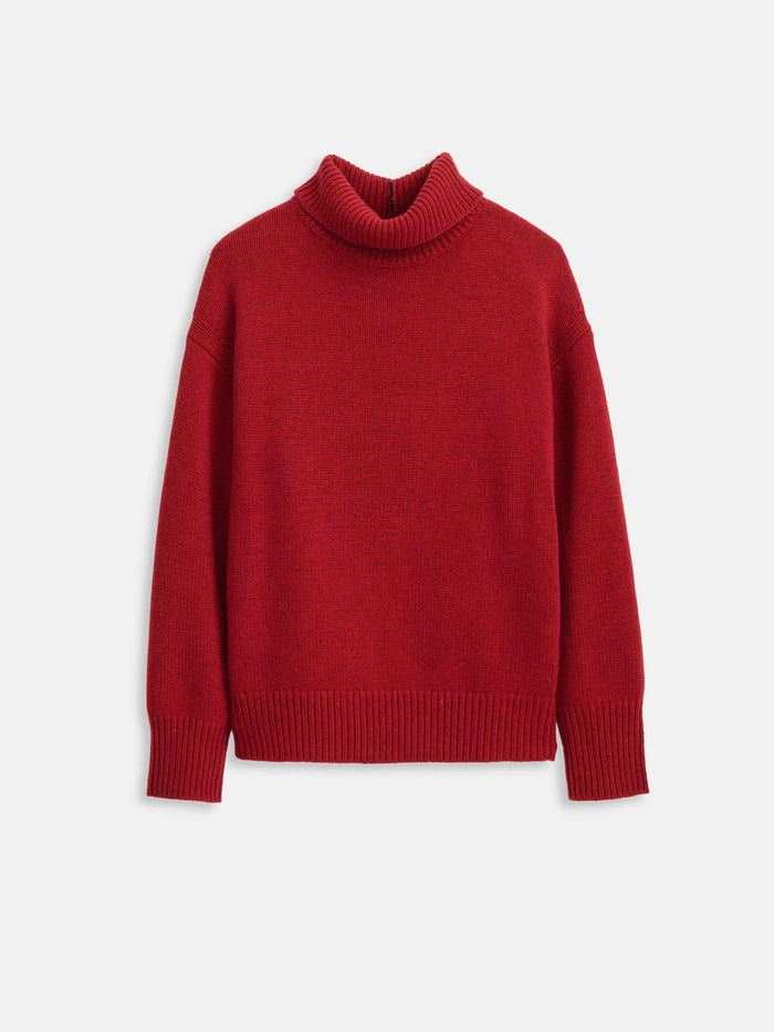 Nottinghill Turtleneck Sweater - Wine