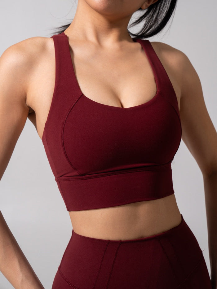 Nubre Twilight Sports Bra - Vineyard