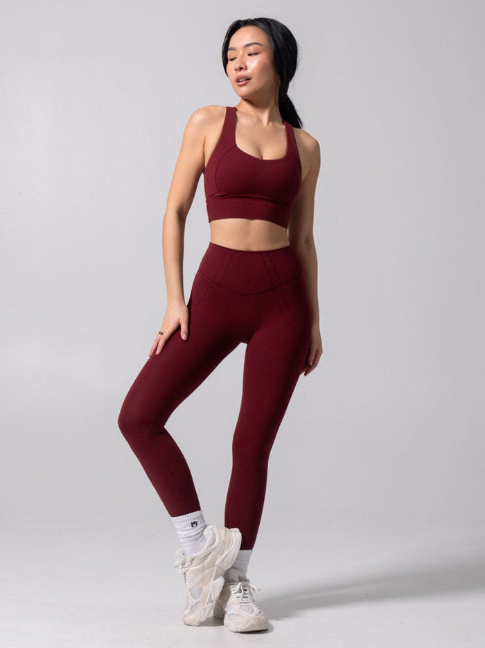 Nubre Twilight Sports Bra - Vineyard