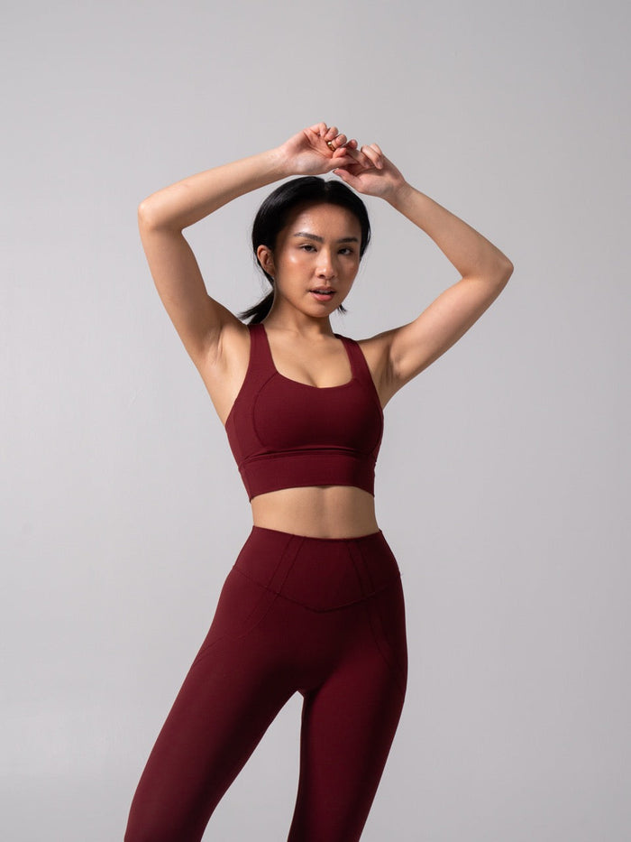 Nubre Twilight Sports Bra - Vineyard