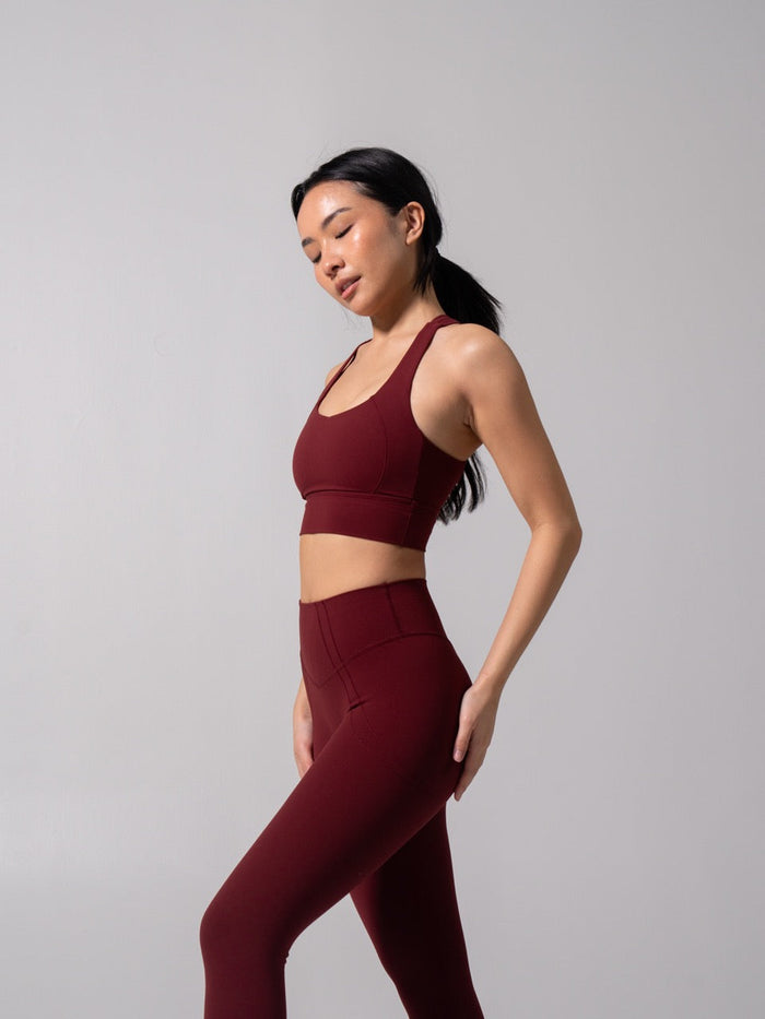 Nubre Twilight Sports Bra - Vineyard
