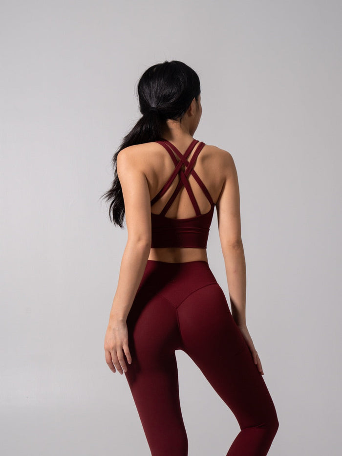 Nubre Twilight Sports Bra - Vineyard