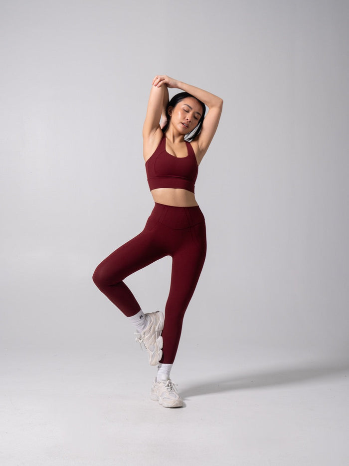 Nubre Twilight Sports Bra - Vineyard
