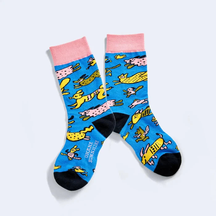 Ohana Sunshine: Crew Socks