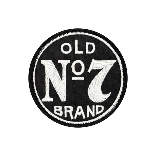 "Old No 7" Jack Daniels Whiskey Logo Embroidered Velcro Patch - Brotherhood Cornhole