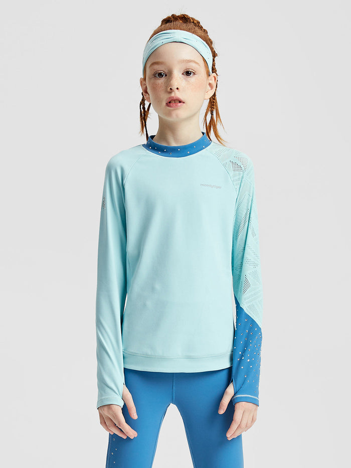 On ice Long Sleeve **Canal Blue**