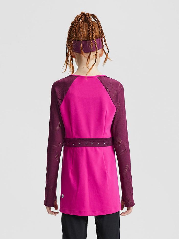 On ice Skater Dress **Plum Purple**