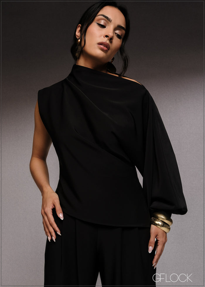 One Shoulder Asymmetric Top - 220526