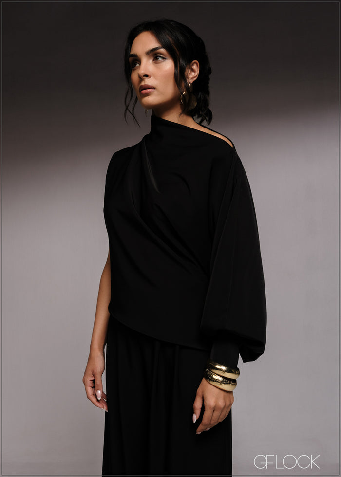 One Shoulder Asymmetric Top - 220526