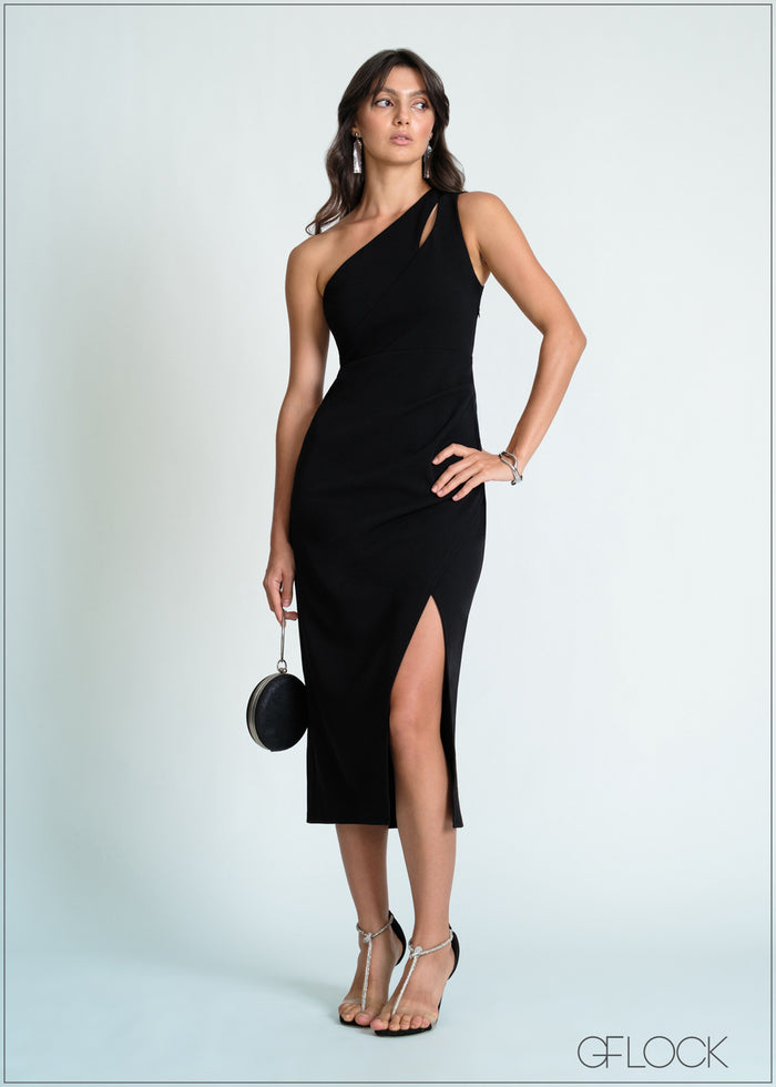 One Shoulder Midi Dress - 170726