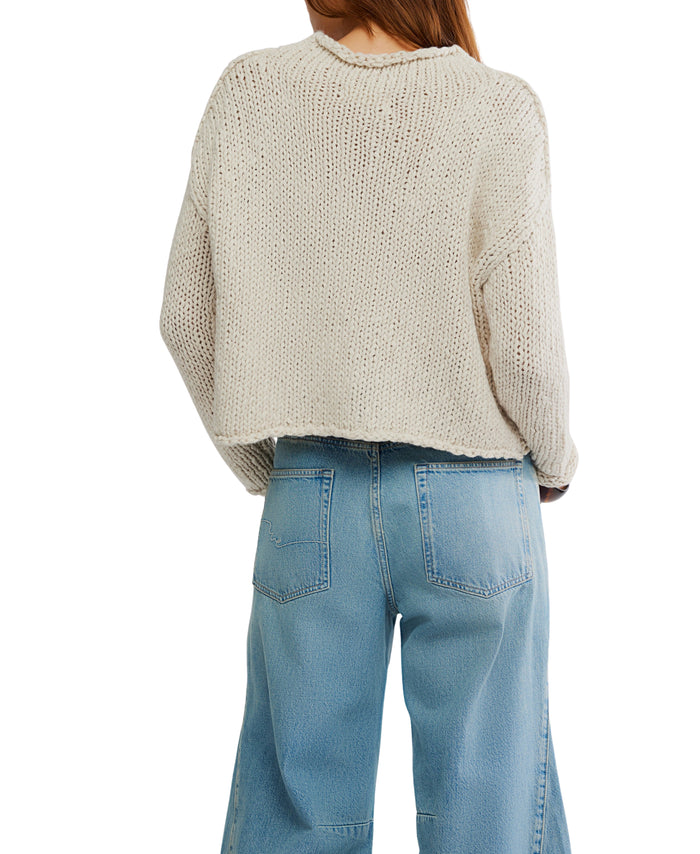 Opal Roll Neck Sweater in Tea