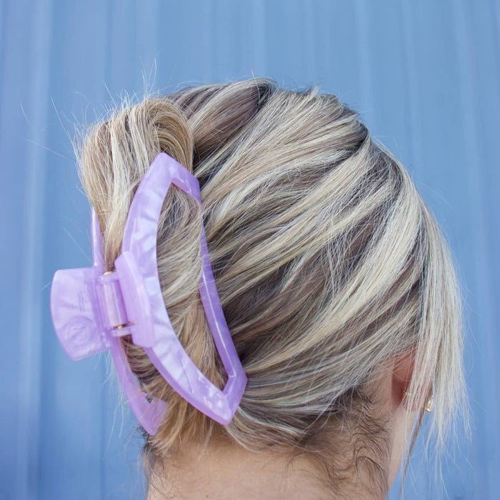 Open Hair Clip | Large | Lavender Mist