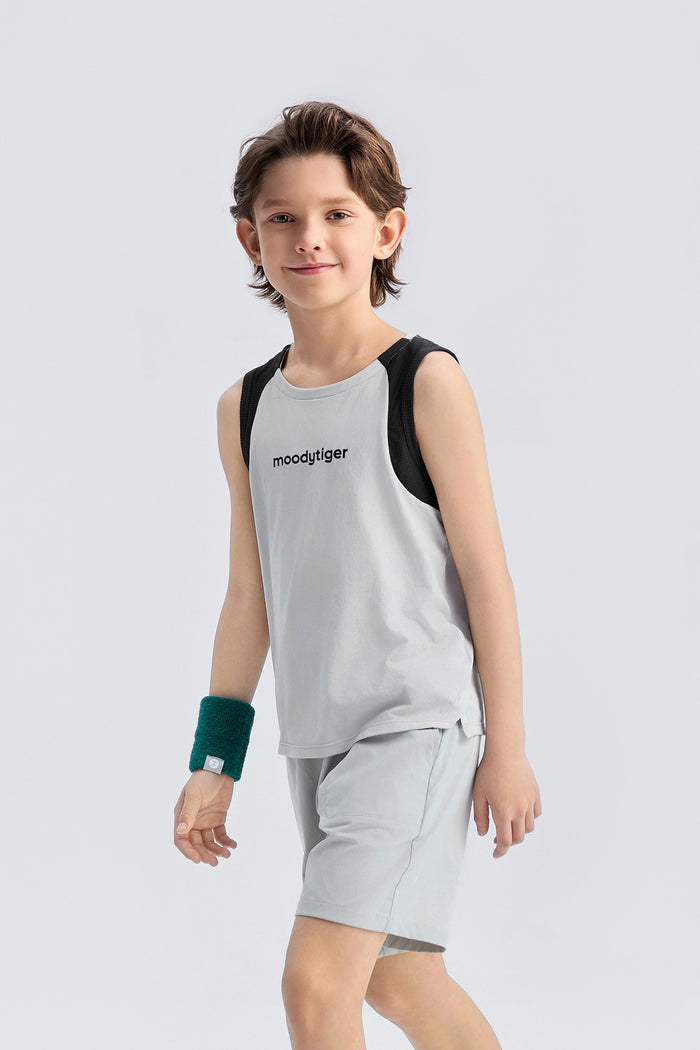 Orbit Tennis Tank **Charcoal Black**