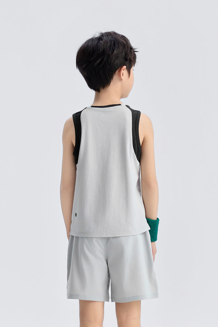 Orbit Tennis Tank **Charcoal Black**