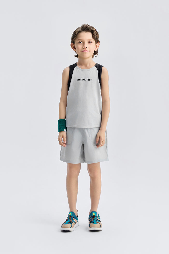 Orbit Tennis Tank **Charcoal Black**