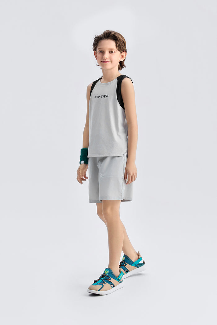 Orbit Tennis Tank **Charcoal Black**