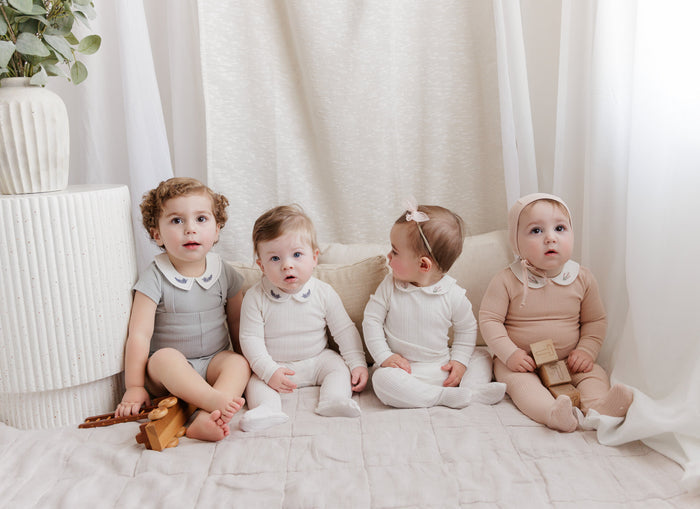 Organic Cotton Embroidered Collar Collection - Blanket