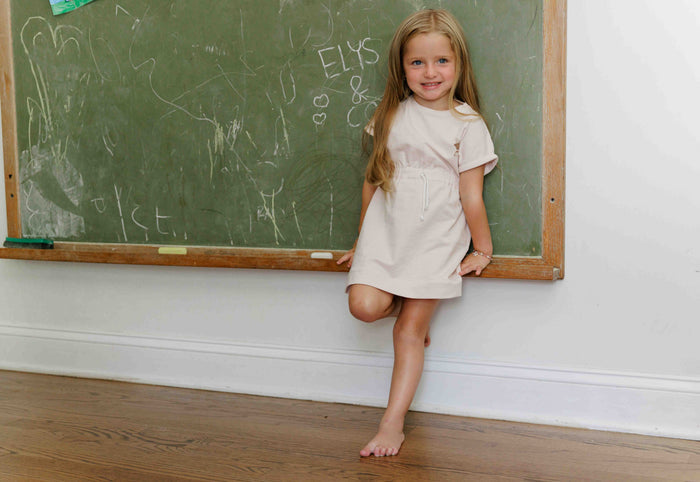 Organic French Terry - Bear Collection - Dress 3/4 Sleeves