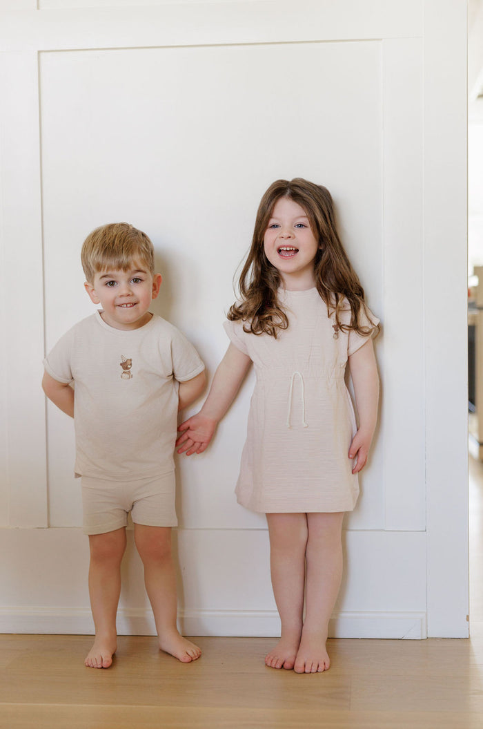Organic French Terry - Bear Collection - Tee and Short Set Boys
