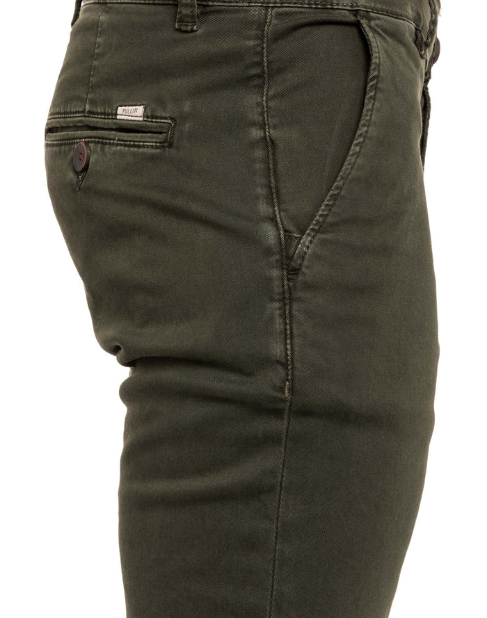 pantalon chino forest PULLIN en coton