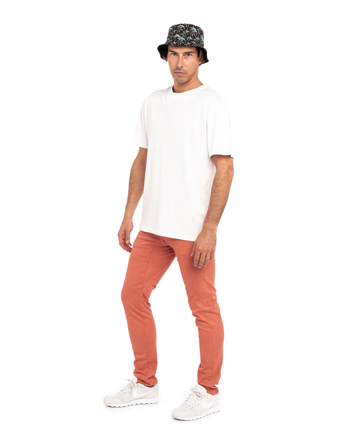 pantalon chino salmon PULLIN en coton