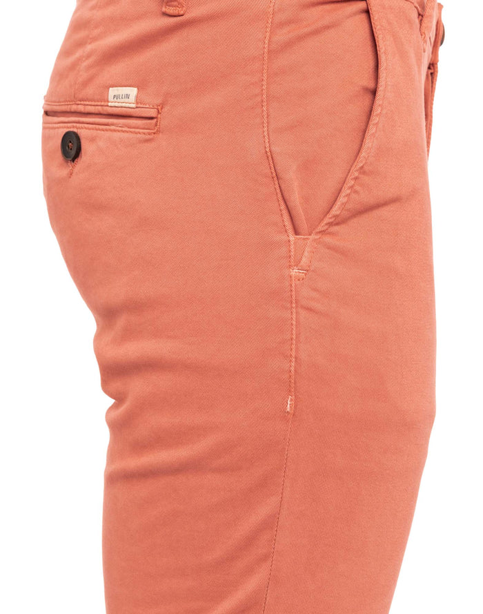 pantalon chino salmon PULLIN en coton