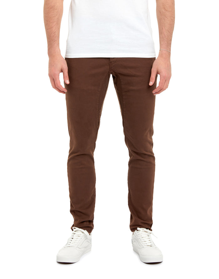 pantalon homme chino choco PULLIN en coton