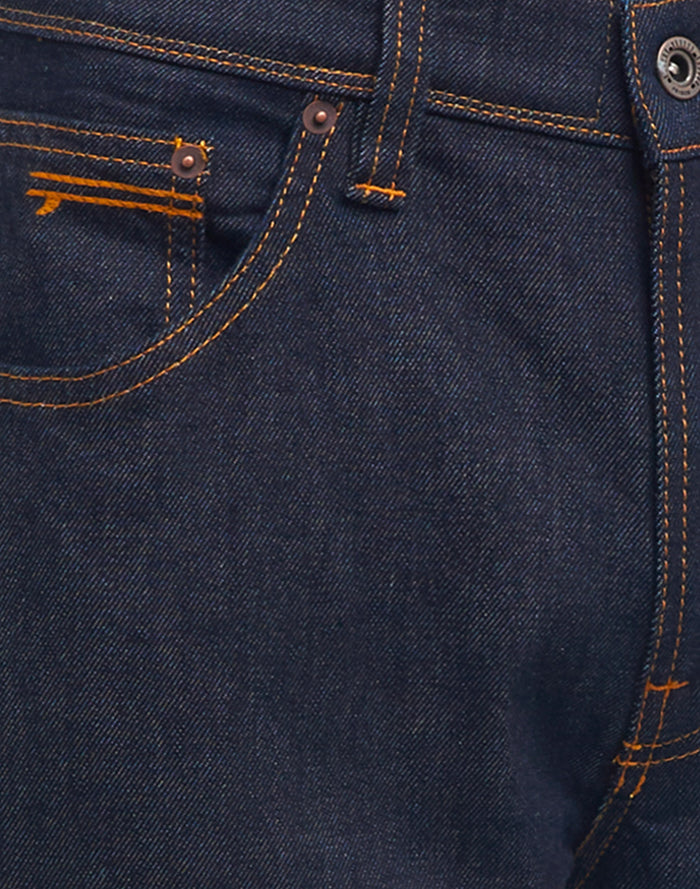 pantalon regular blue PULLIN en coton