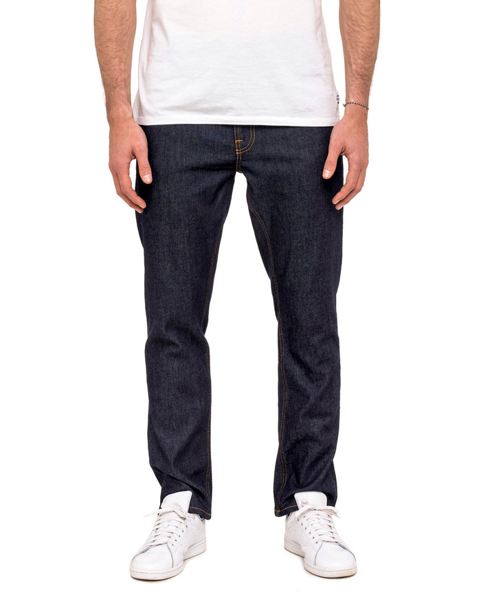 pantalon regular blue PULLIN en coton