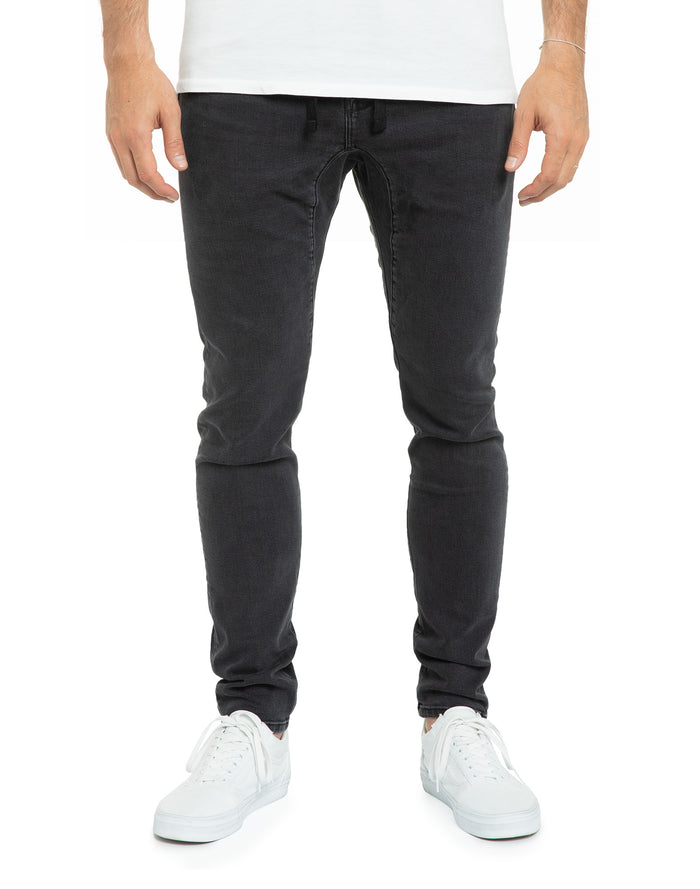 pantalon tapered blkshade PULLIN en coton