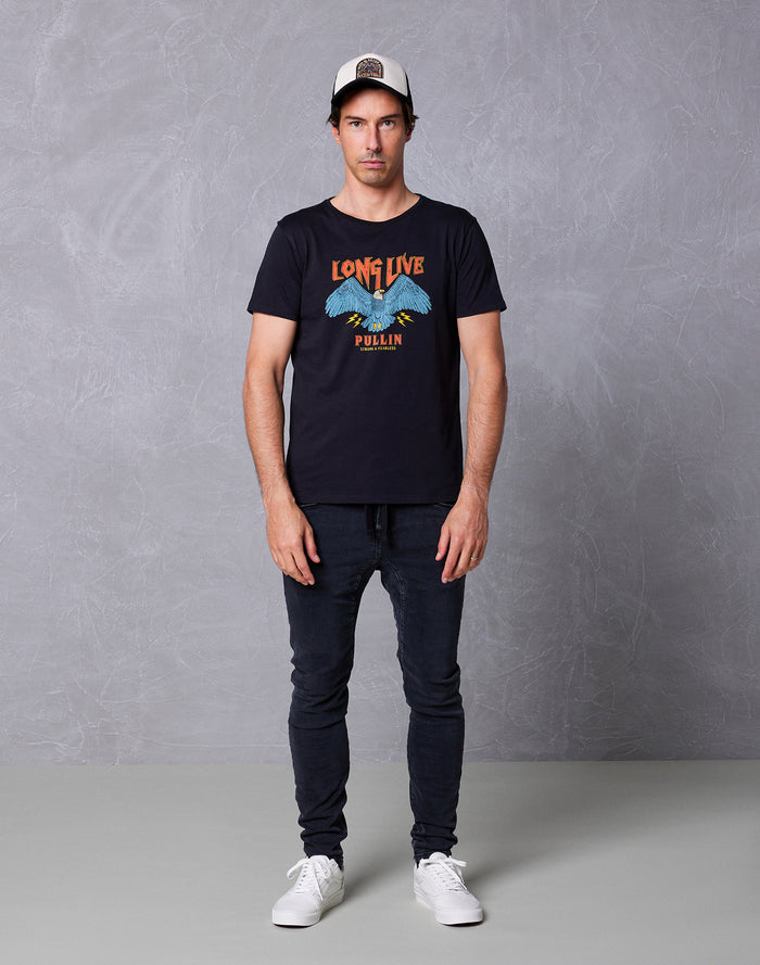 pantalon tapered blkshade PULLIN en coton