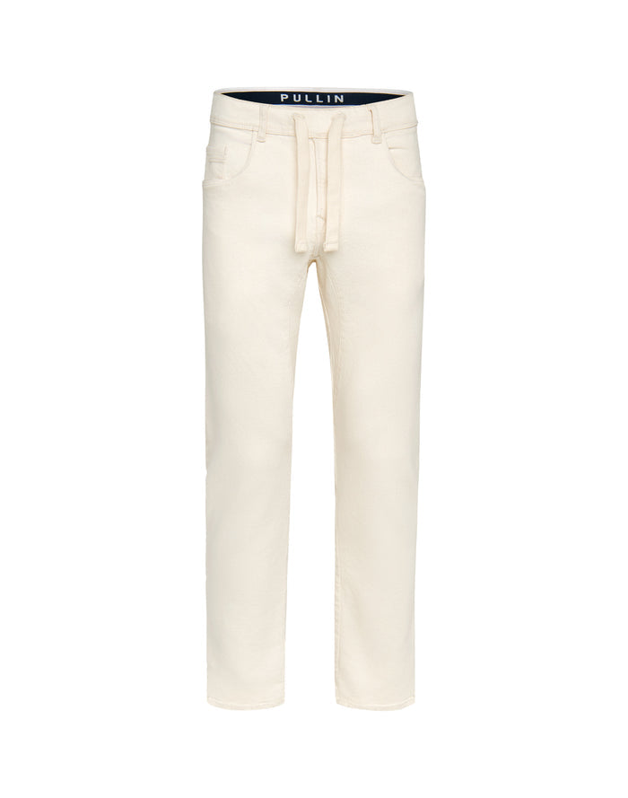 pantalon tapered natural PULLIN en coton