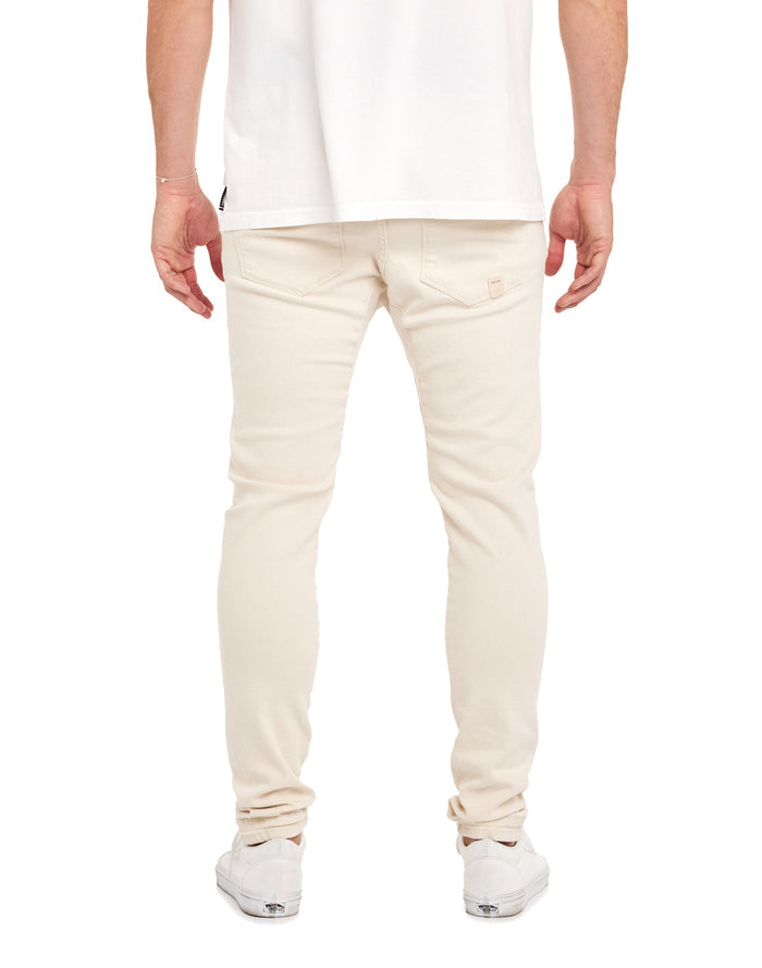 pantalon tapered natural PULLIN en coton