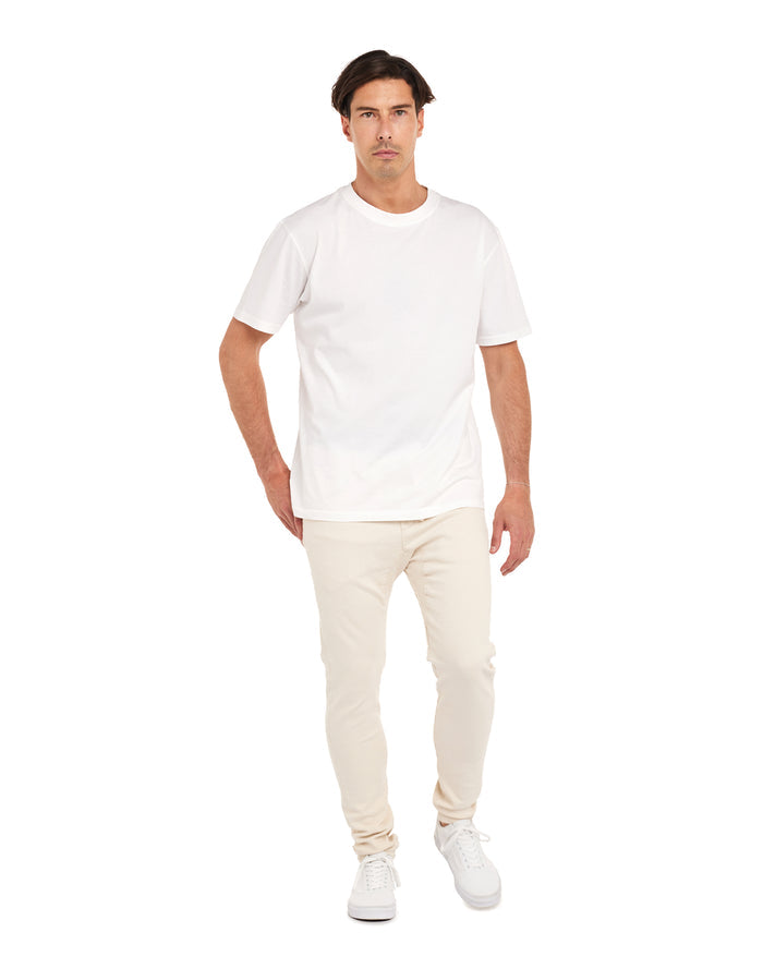pantalon tapered natural PULLIN en coton