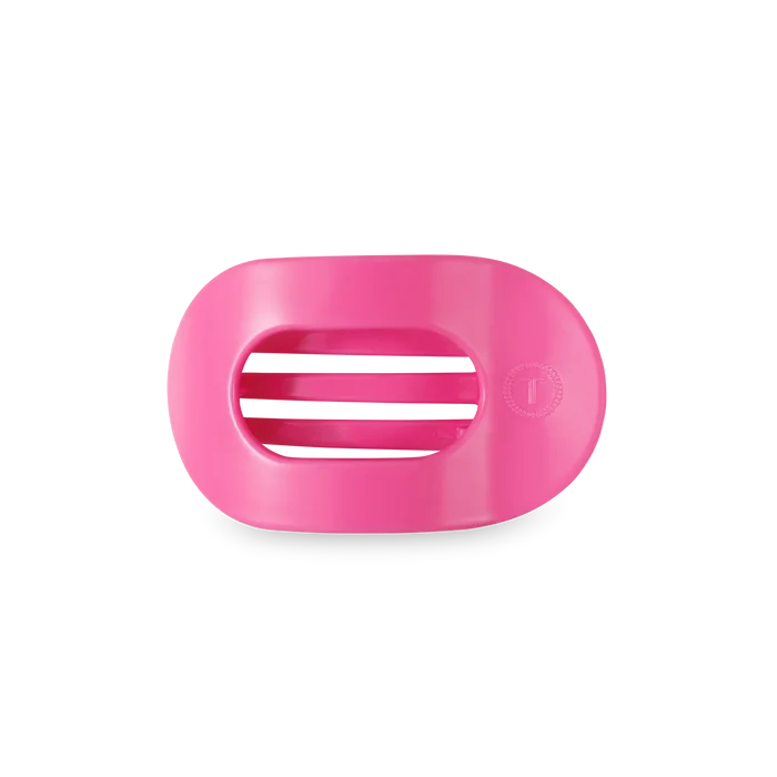 Paradise Pink Small Flat Round Hair Clip