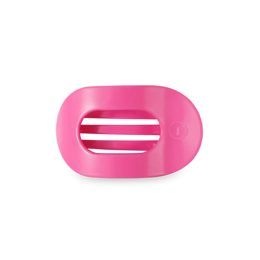 Paradise Pink Small Flat Round Hair Clip