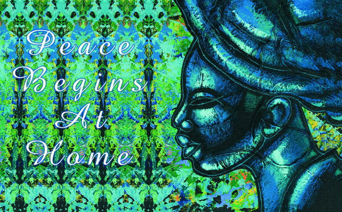 Peace Begins Interior Floor Mat